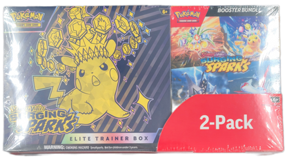Pokémon TCG: Surging Sparks Elite Trainer Box & Booster Bundle Costco 2-Pack (USA)