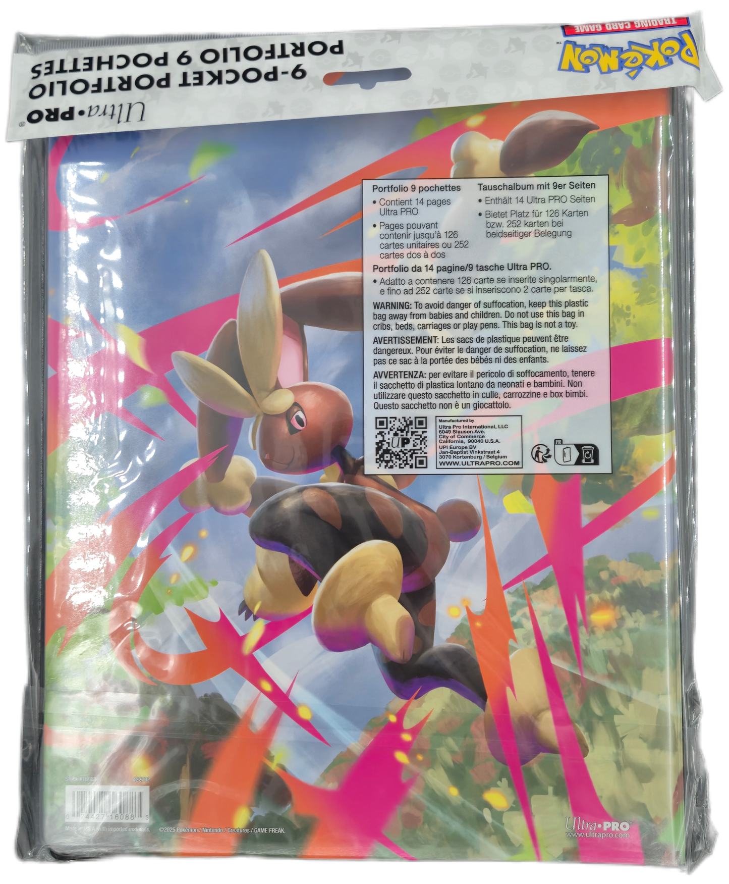 Ultra PRO Mega Evolution Phantasmal Flames 9-Pocket Portfolio