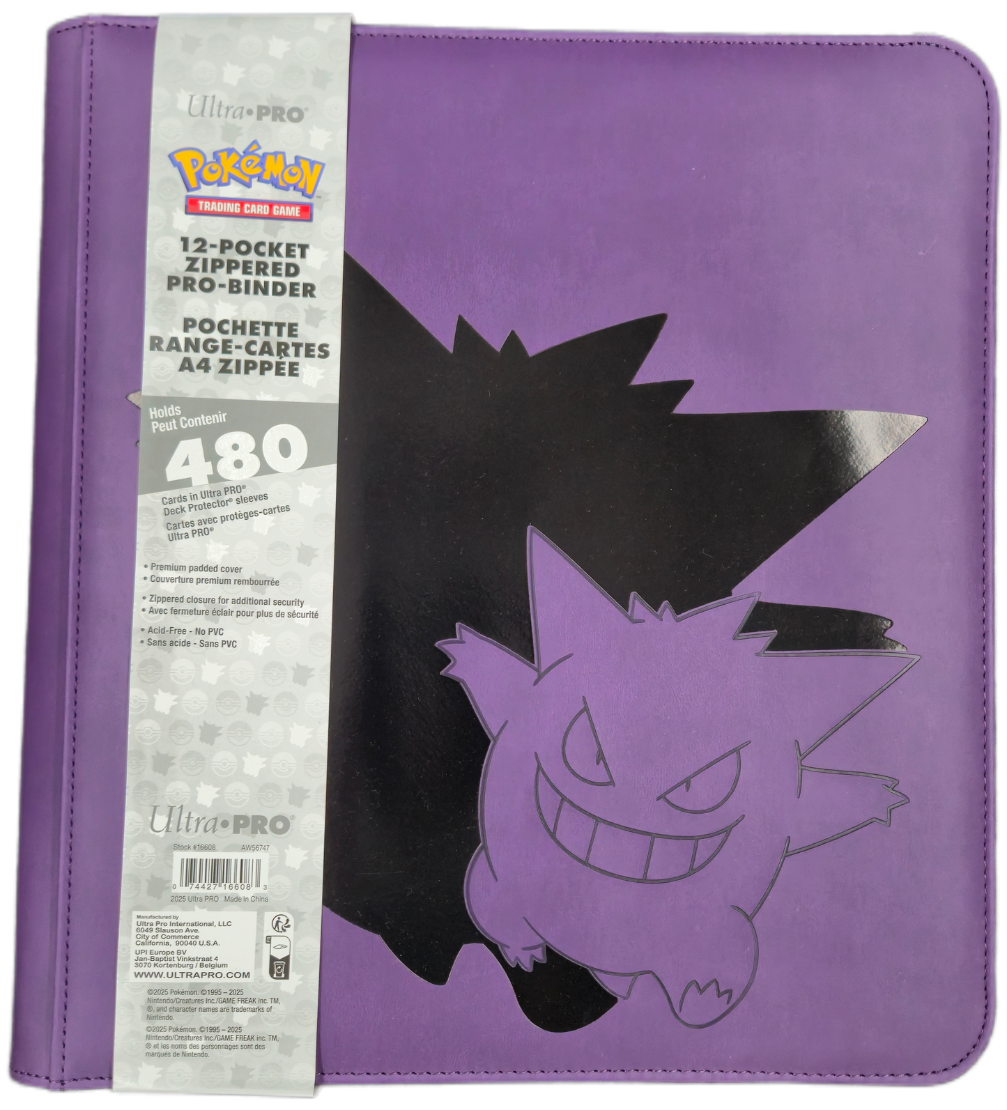 Ultra PRO 12-pocket Zippered Probinder Pokémon Gengar