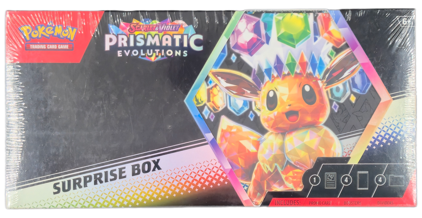 Pokémon Scarlet & Violet Prismatic Evolutions Surprise Box