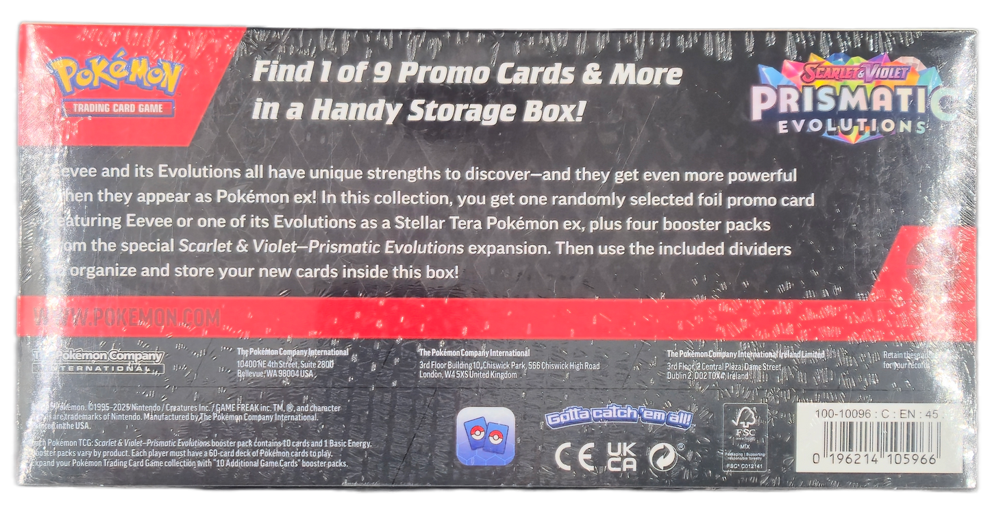 Pokémon Scarlet & Violet Prismatic Evolutions Surprise Box