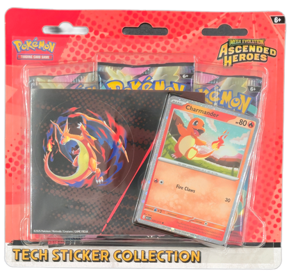Pokémon Mega Evolution Ascended Heroes: Charmander Tech Sticker Collection