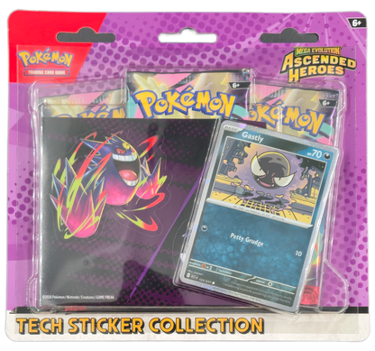 Pokémon Mega Evolution Ascended Heroes: Gastly Tech Sticker Collection