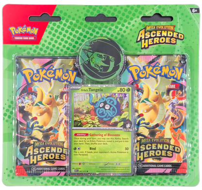 Pokémon Mega Evolution Ascended Heroes: Erika's Tangela 2-Pack Blister