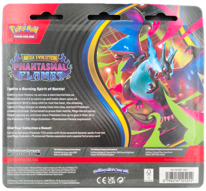 Pokémon Mega Evolution Phantasmal Flames 3-Pack Blister - Sneasel