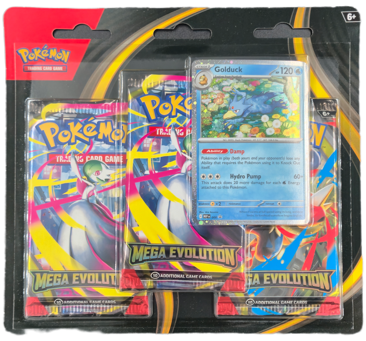 Pokémon Mega Evolution 3-Pack Blister - Golduck
