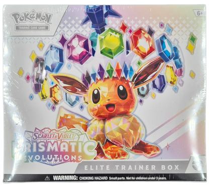 Pokémon Scarlet & Violet Prismatic Evolutions Elite Trainer Box
