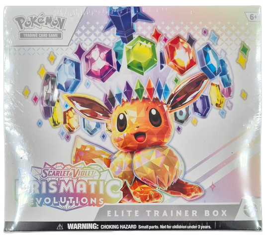 Pokémon Scarlet & Violet Prismatic Evolutions Elite Trainer Box