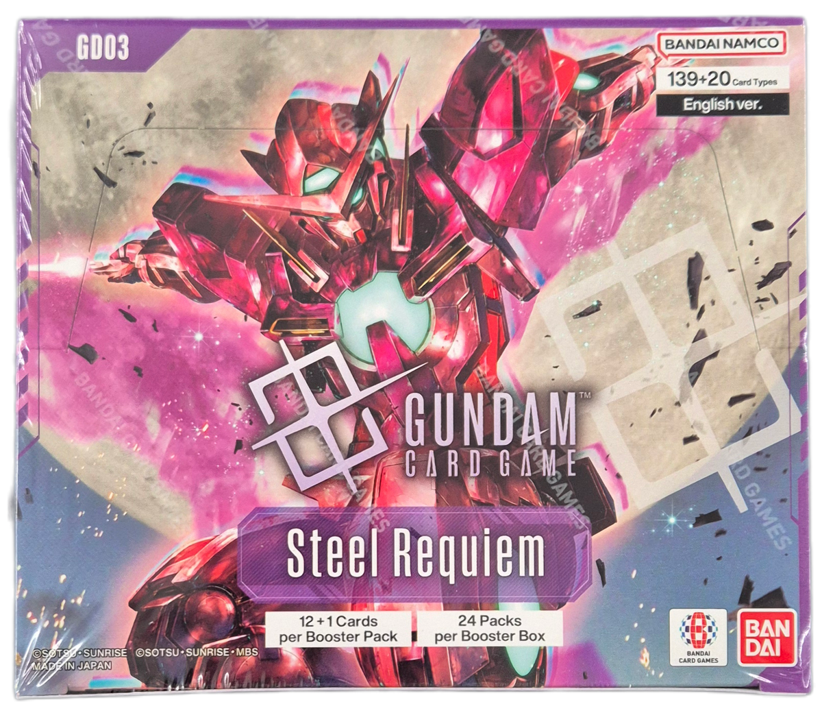 C Gd03 Gundam Card Game - Steel Requiem GD03 Booster Box – BK Cards