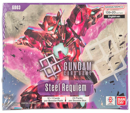Gundam Card Game - Steel Requiem GD03 Booster Box