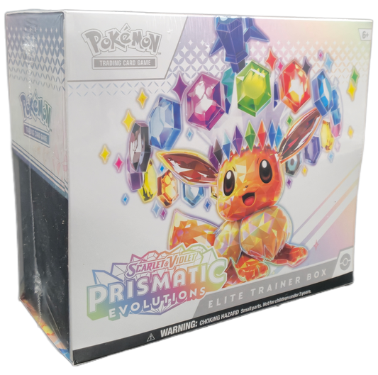 Pokémon Scarlet & Violet Prismatic Evolutions Elite Trainer Box