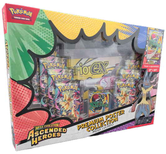 Pokémon Mega Evolution Ascended Heroes Premium Poster Collection: Mega Lucario