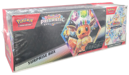 Pokémon Prismatic Evolutions 2-piece Surprise Box en Booster Bundle Bundel