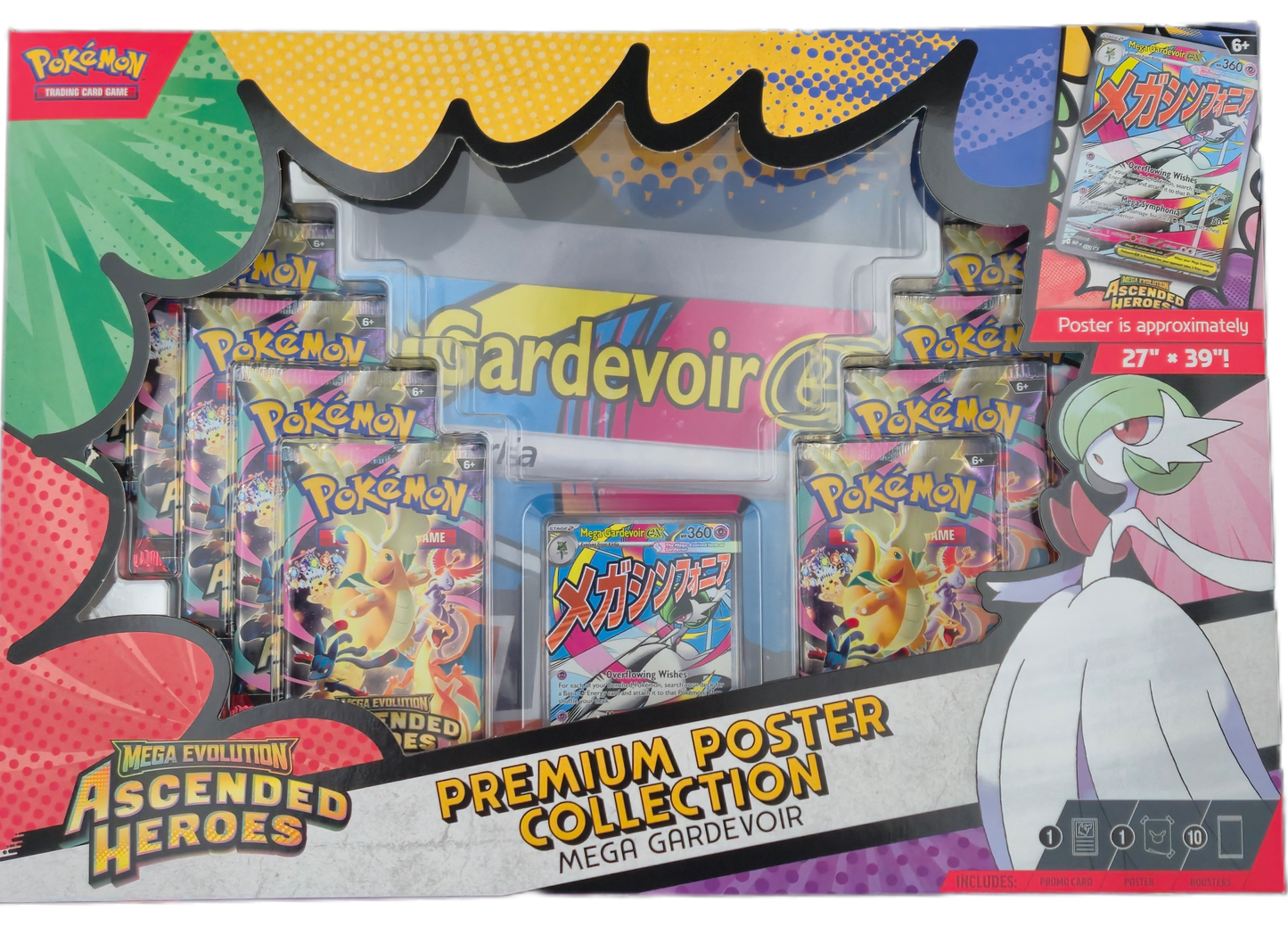 Pokémon Mega Evolution Ascended Heroes Premium Poster Collection: Mega Gardevoir