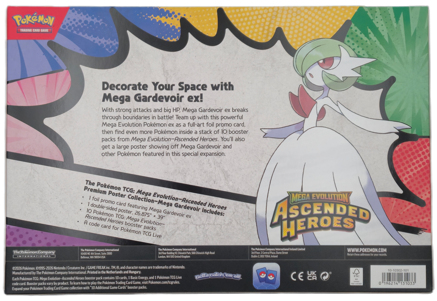 Pokémon Mega Evolution Ascended Heroes Premium Poster Collection: Mega Gardevoir