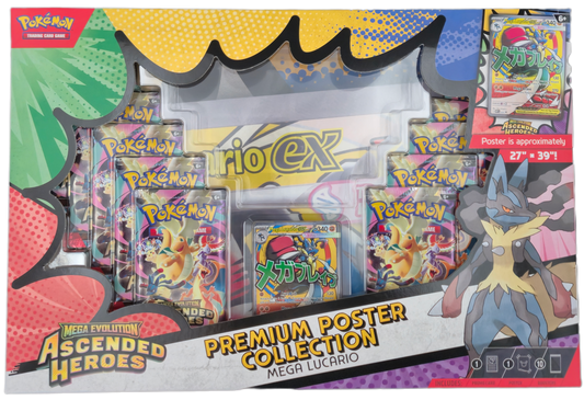 Pokémon Mega Evolution Ascended Heroes Premium Poster Collection: Mega Lucario