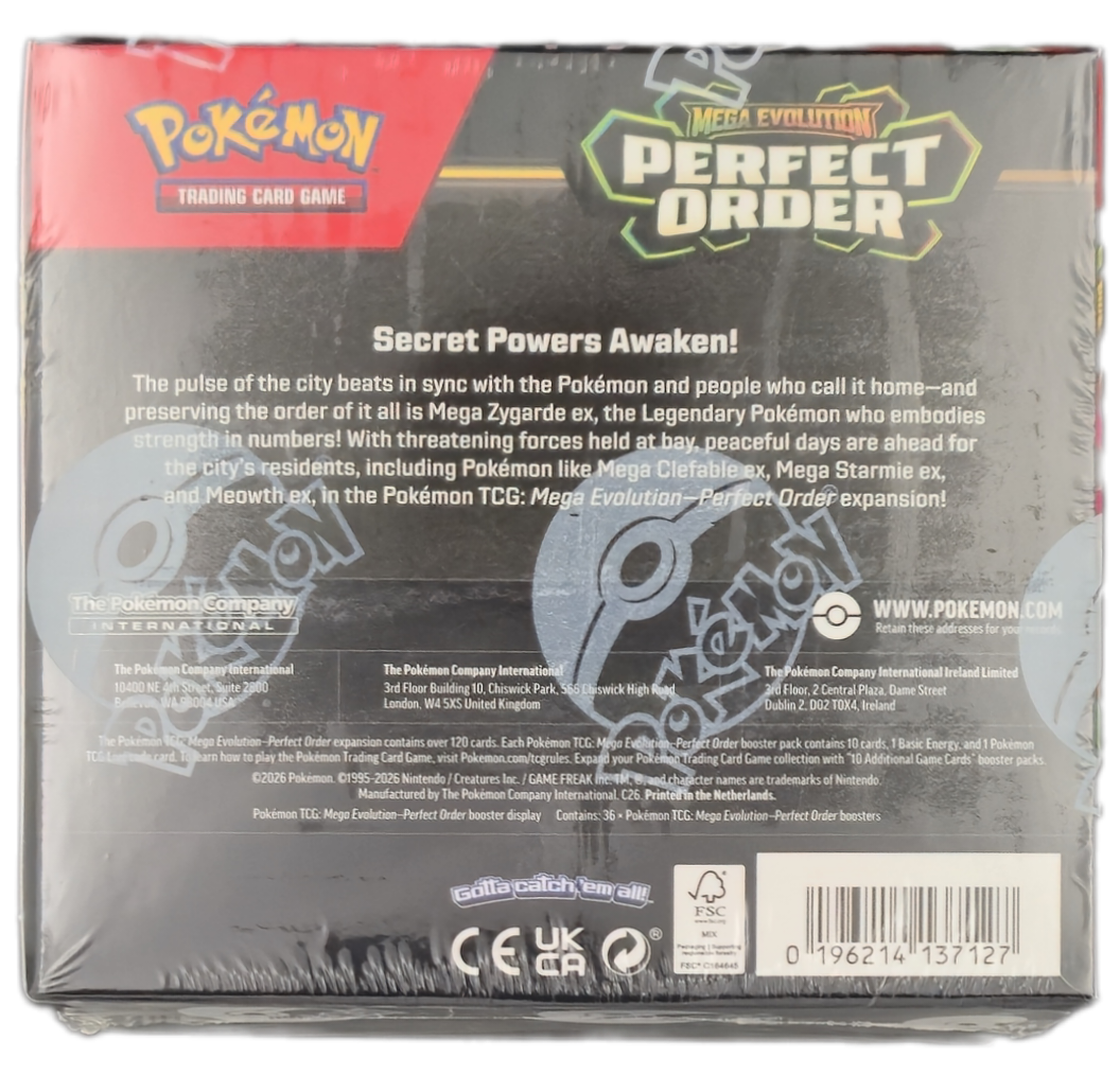 Pokémon Mega Evolution Perfect Order Booster Box