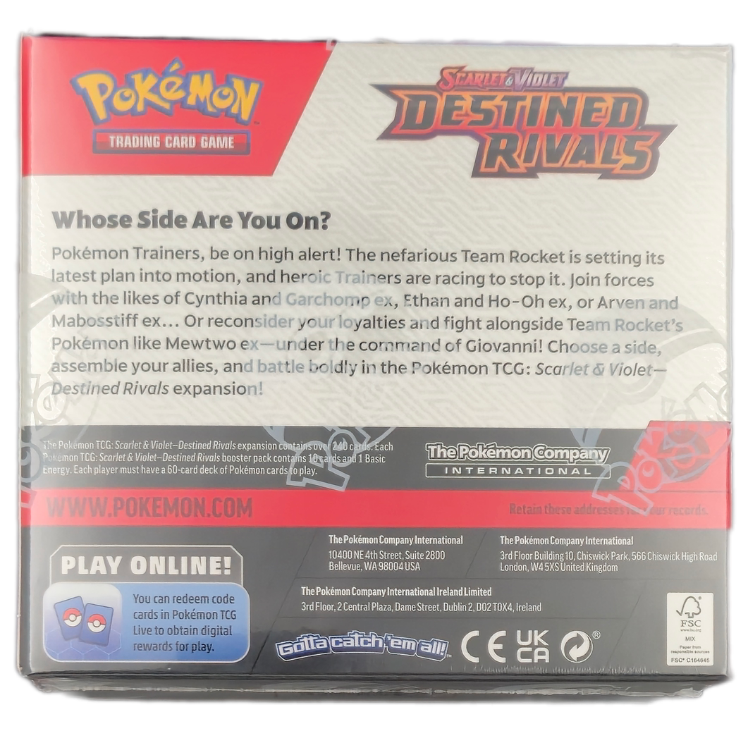 Pokémon Scarlet & Violet Destined Rivals Booster Box