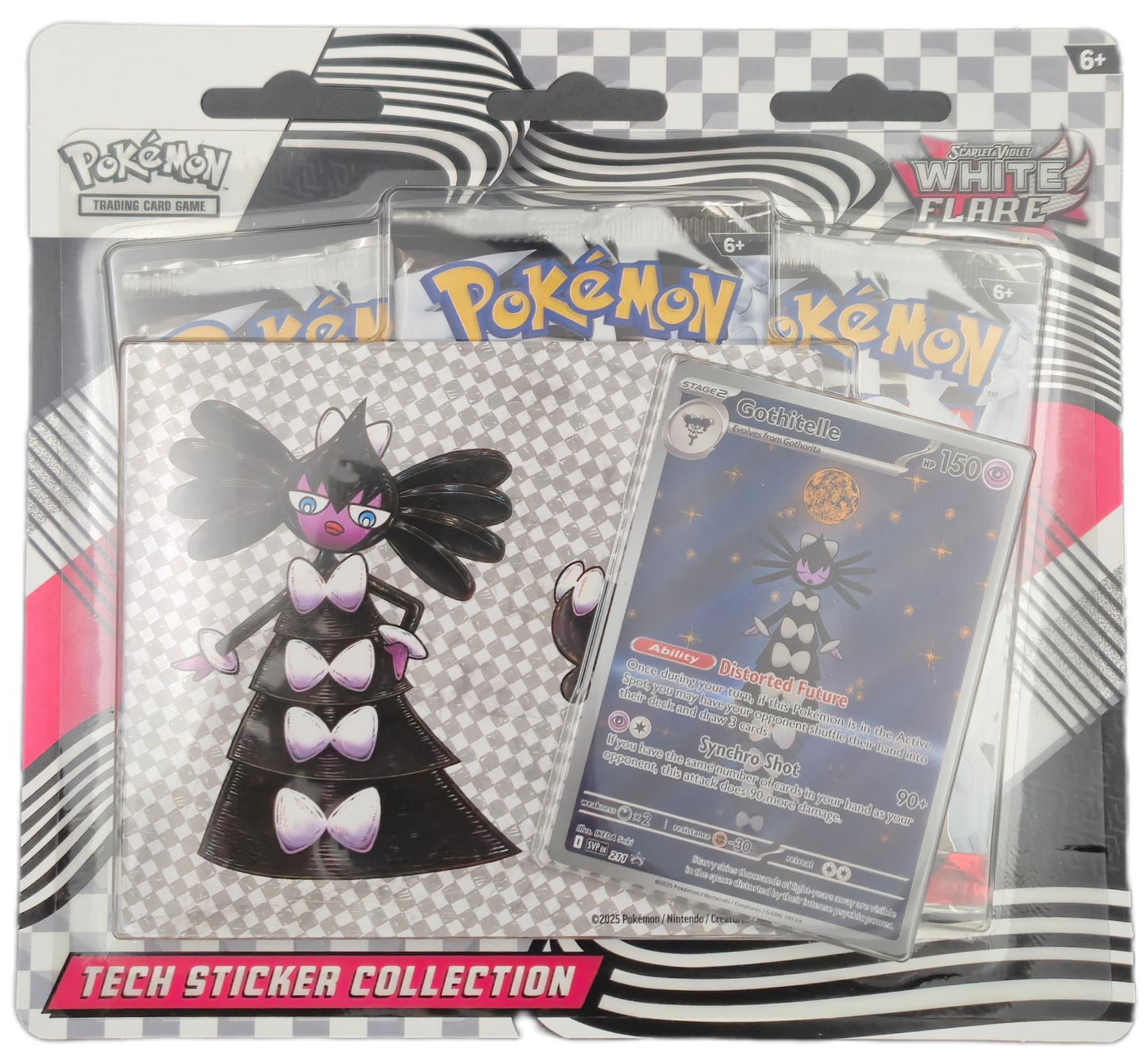 Pokémon Scarlet & Violet White Flare: Gothitelle Tech Sticker Collection