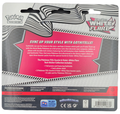 Pokémon Scarlet & Violet White Flare: Gothitelle Tech Sticker Collection