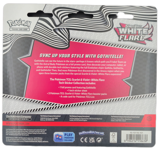 Pokémon Scarlet & Violet White Flare: Gothitelle Tech Sticker Collection