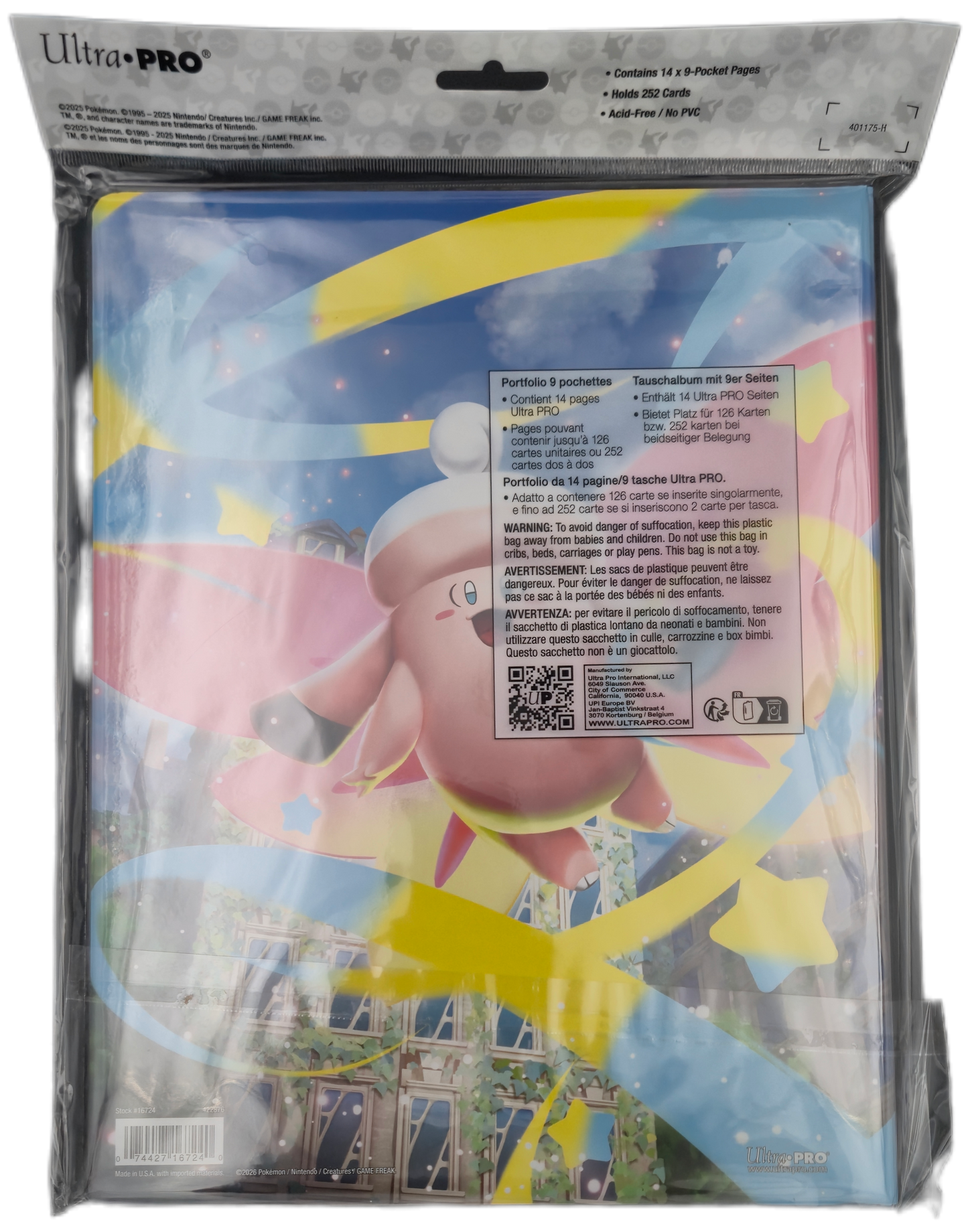 Ultra PRO Mega Evolution Perfect Order 9-Pocket Portfolio