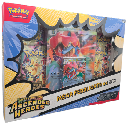 Pokémon Mega Evolution Ascended Heroes: Mega Feraligatr ex Box