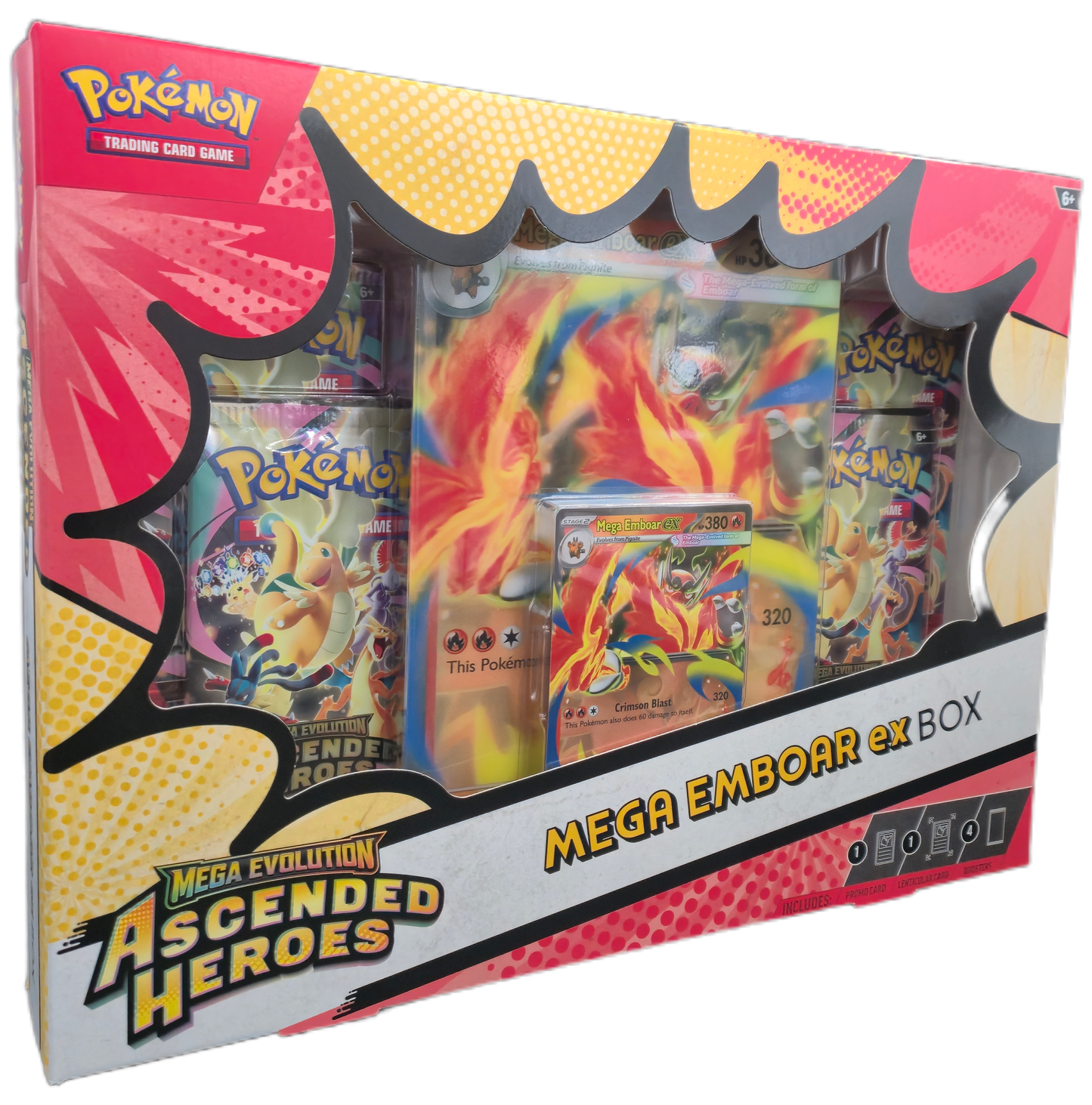 Pokémon Mega Evolution Ascended Heroes: Mega Emboar ex Box