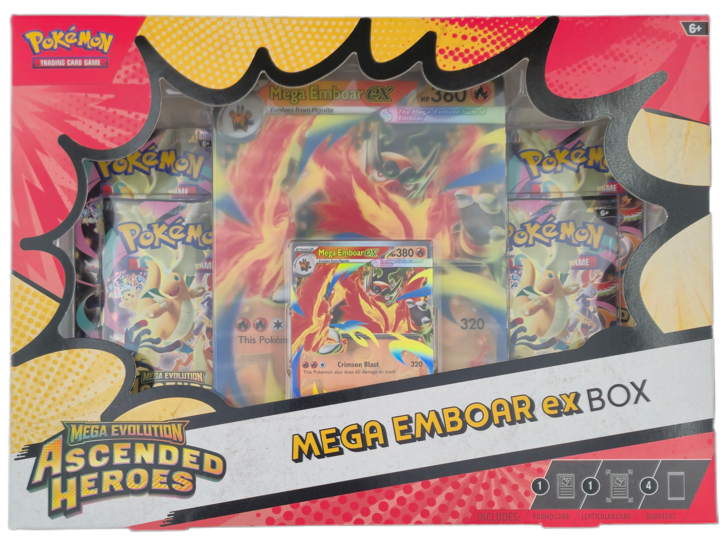 Pokémon Mega Evolution Ascended Heroes: Mega Emboar ex Box