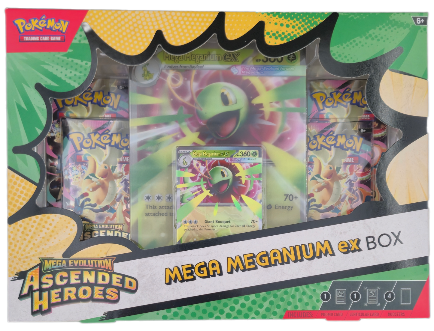 Pokémon Mega Evolution Ascended Heroes: Mega Meganium ex Box
