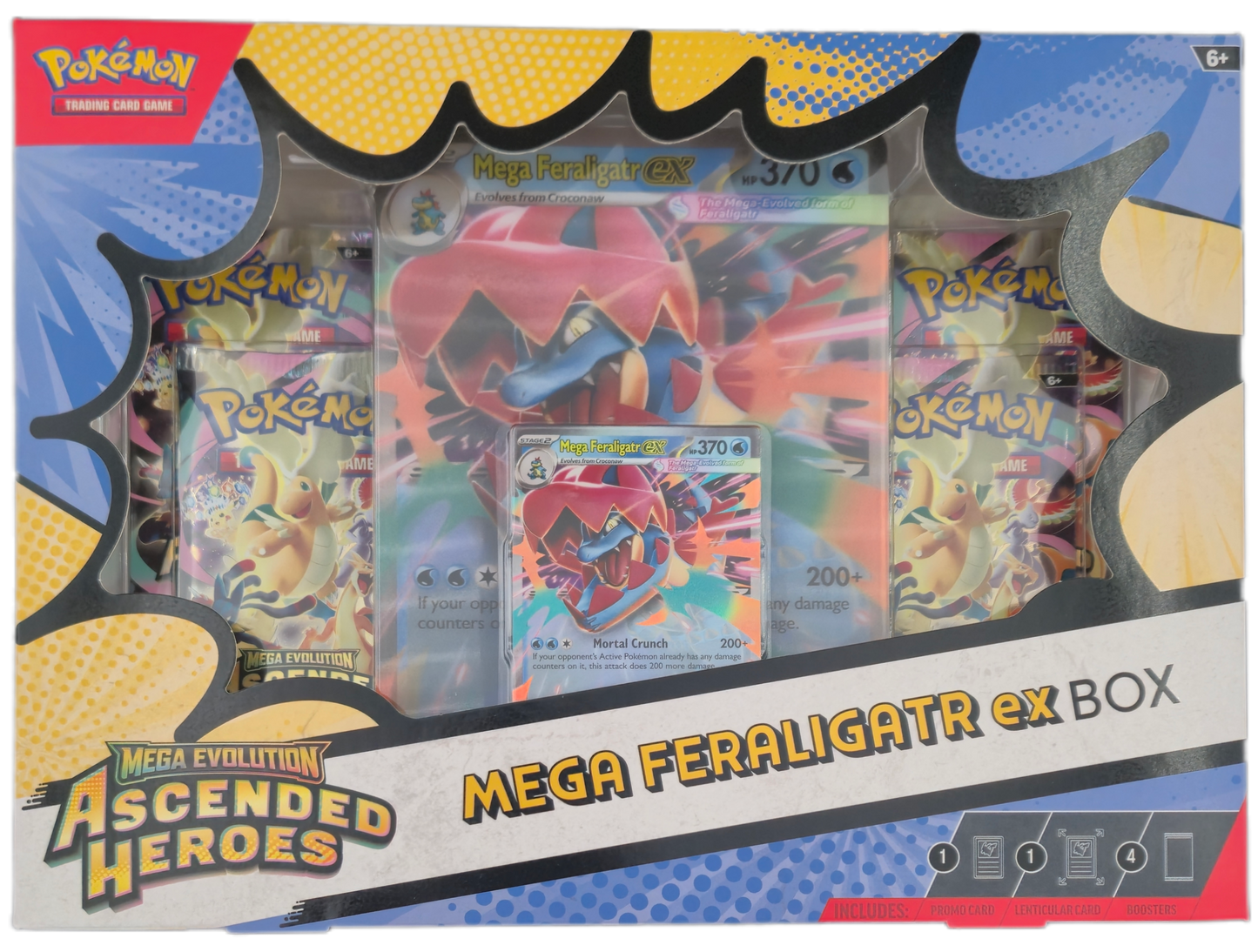 Pokémon Mega Evolution Ascended Heroes: Mega Feraligatr ex Box
