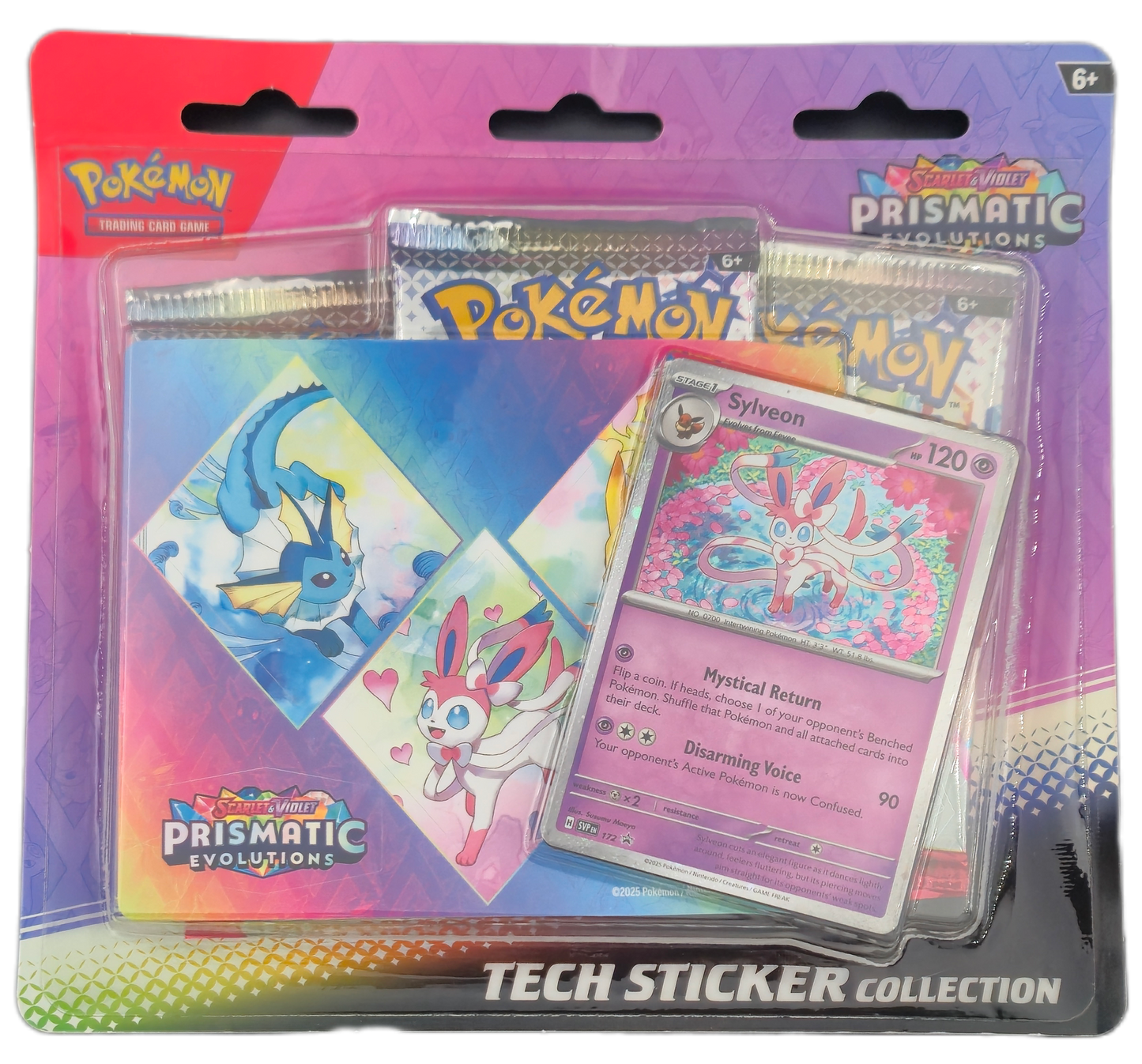 Pokémon Scarlet & Violet Prismatic Evolutions: Sylveon Tech Sticker Collection