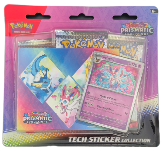 Pokémon Scarlet & Violet Prismatic Evolutions: Sylveon Tech Sticker Collection