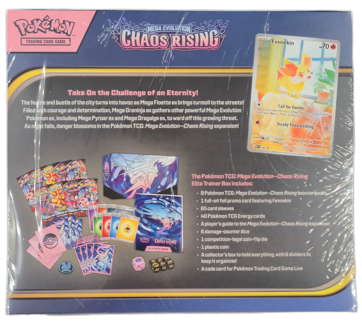 Pokémon Mega Evolution Chaos Rising Elite Trainer Box