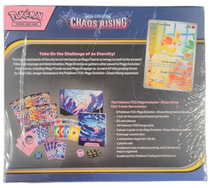 Pokémon Mega Evolution Chaos Rising Elite Trainer Box