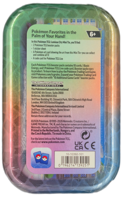 Pokémon TCG: Lumiose City: Mini Tin