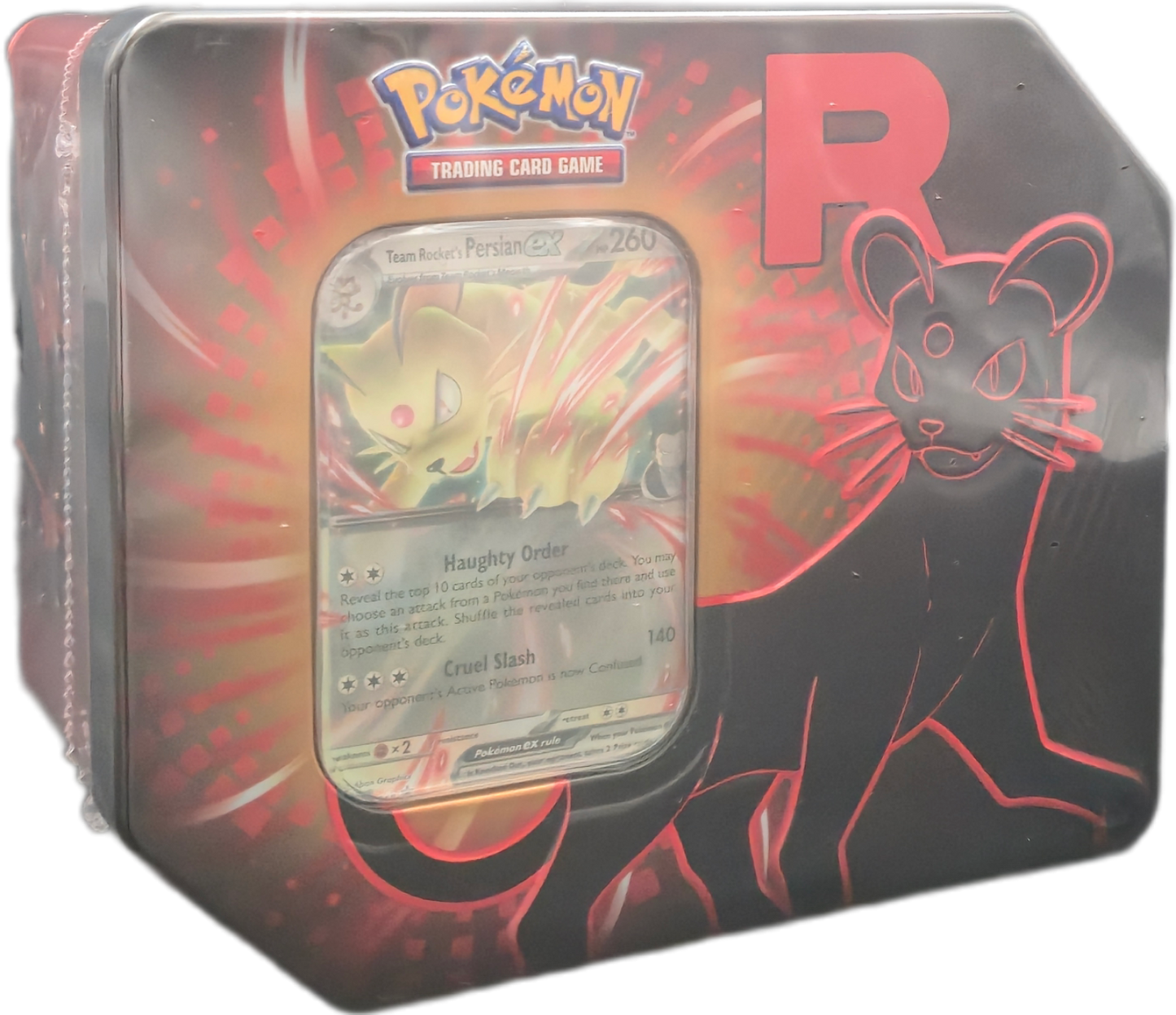Pokémon Team Rocket Tins: Team Rocket's Persian ex Tin (US Version)