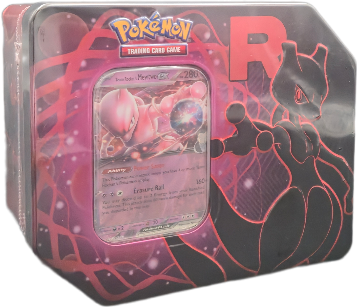 Pokémon Team Rocket Tins: Team Rocket's Mewtwo ex Tin (US Version)
