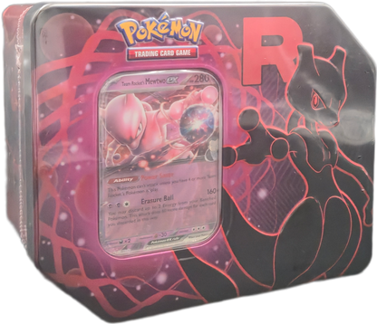 Pokémon Team Rocket Tins: Team Rocket's Mewtwo ex Tin (US Version)