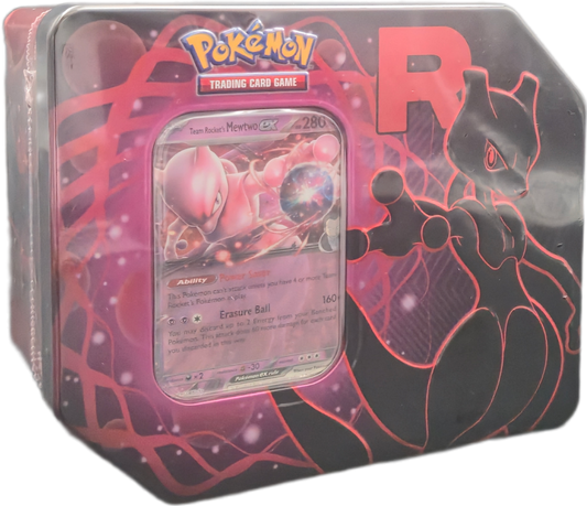 Pokémon Team Rocket Tins: Team Rocket's Mewtwo ex Tin (US Version)