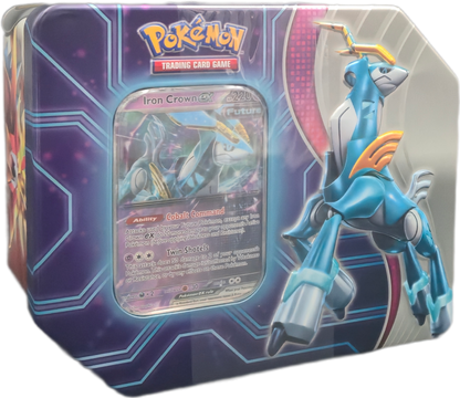 Pokémon Paradox Destinies Tins: Iron Crown ex Tin (US Version)