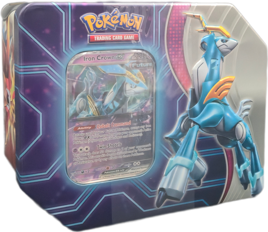 Pokémon Paradox Destinies Tins: Iron Crown ex Tin (US Version)