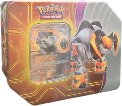 Pokémon Paradox Destinies Tins: Iron Boulder ex Tin (US Version)
