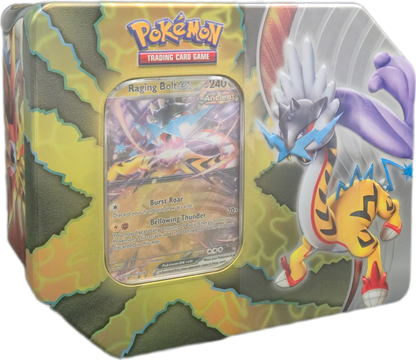 Pokémon Paradox Destinies Tins: Raging Bolt ex Tin (US Version)