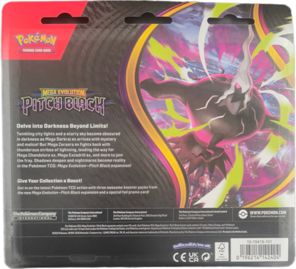 Pokémon Mega Evolution Pitch Black: Binacle 3-Pack Blister