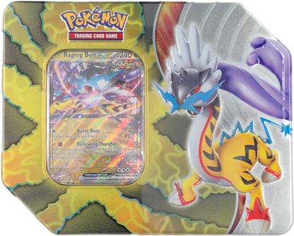 Pokémon Paradox Destinies Tins: Raging Bolt ex Tin (US Version)