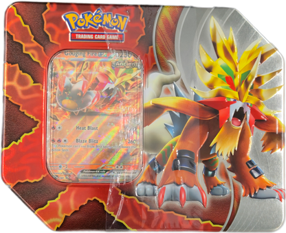 Pokémon Paradox Destinies Tins: Gouging Fire ex Tin (US Version)