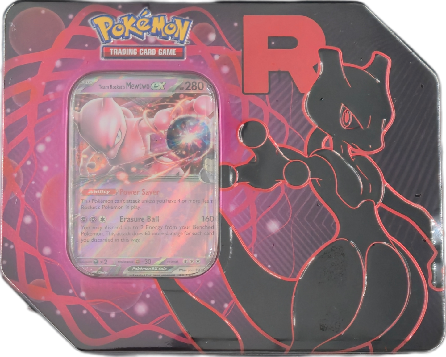 Pokémon Team Rocket Tins: Team Rocket's Mewtwo ex Tin (US Version)
