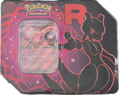 Pokémon Team Rocket Tins: Team Rocket's Mewtwo ex Tin (US Version)