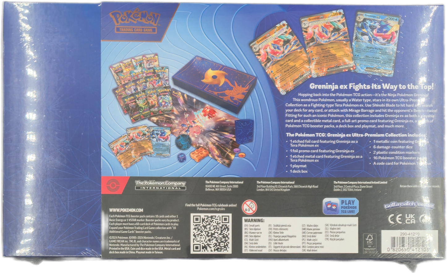 Pokémon TCG: Greninja ex Ultra Premium Collection